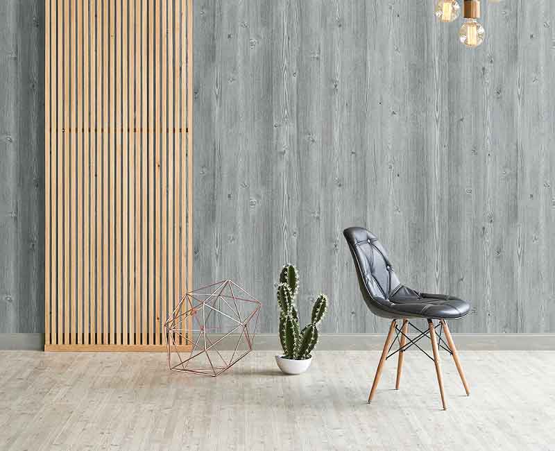giay dan tuong van go gia go - Tranh dán tường giả gỗ - Vẻ đẹp đẳng cấp cho mọi không gian